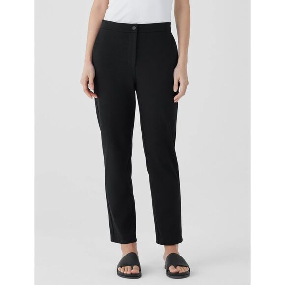 EILEEN FISHER Cotton Blend Ponte High-Waisted Slim Fit Pant, Ankle Length, Sz XL - Picture 11 of 16